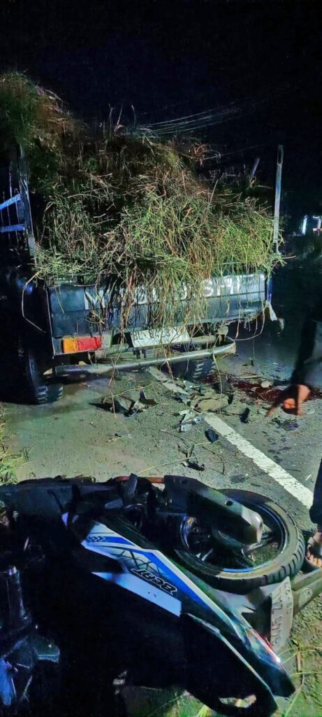Tabrak Mobil Parkir, Gadis 22 Tahun Asal Bireuen Meninggal Dunia Foto: Lokasi Kecelakan