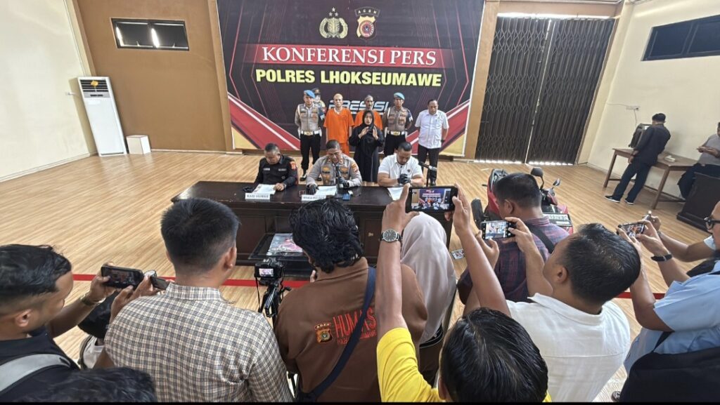 Polisi Tangkap Terduga Pelaku Pembakaran Rumah di Aceh Utara, Sita Senpi Rakitan Foto: Istimewa