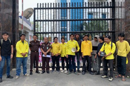 Persatuan Mahasiswa Labusel Desak Kejatisu Ambil Alih Kasus Korupsi Dinsos Rp 1,9 Miliar