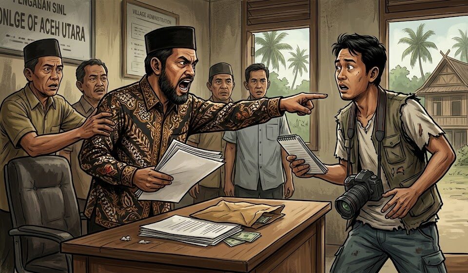 Dugaan Penyelewengan Dana Desa di Aceh Utara, Geuchik Samudera Tuding Wartawan Gadungan