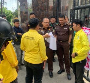 Tuding Kinerja Kejari Labusel Mandul, Massa Perma Labusel Geruduk Kantor Kejati Sumut